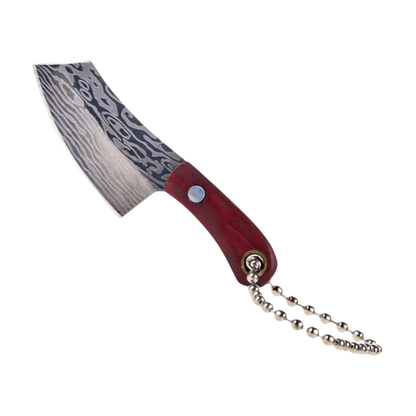 EX I Mini Hackmesser mit Abdeckung - Braun - Hackbeil