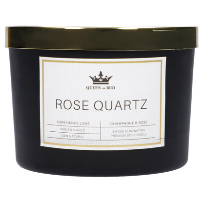 Rosenquarzkerze