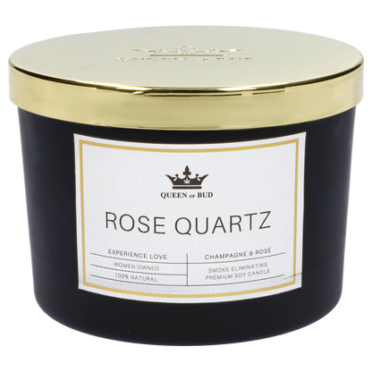 Rosenquarzkerze