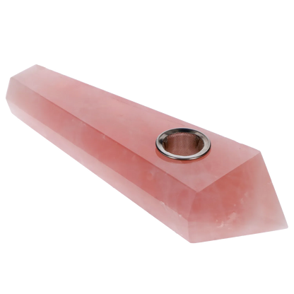 Kristallpfeife - Holzmaserung - 4 Zoll