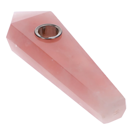 Kristallpfeife - Holzmaserung - 4 Zoll
