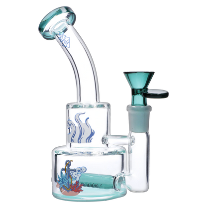 Ahoy Dual-Use Wasserpfeife - Teal - 6 Zoll